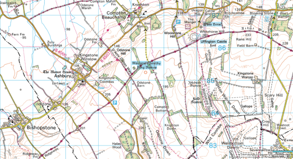 Bishopstone to Whitehorse Hill